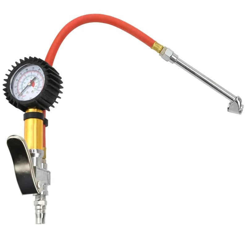 Gonfiatore d'aria per pneumatici Misuratore di pressione dei pneumatici Pompa per camion per auto Manometro per tubo Compressore Strumento Car Styling