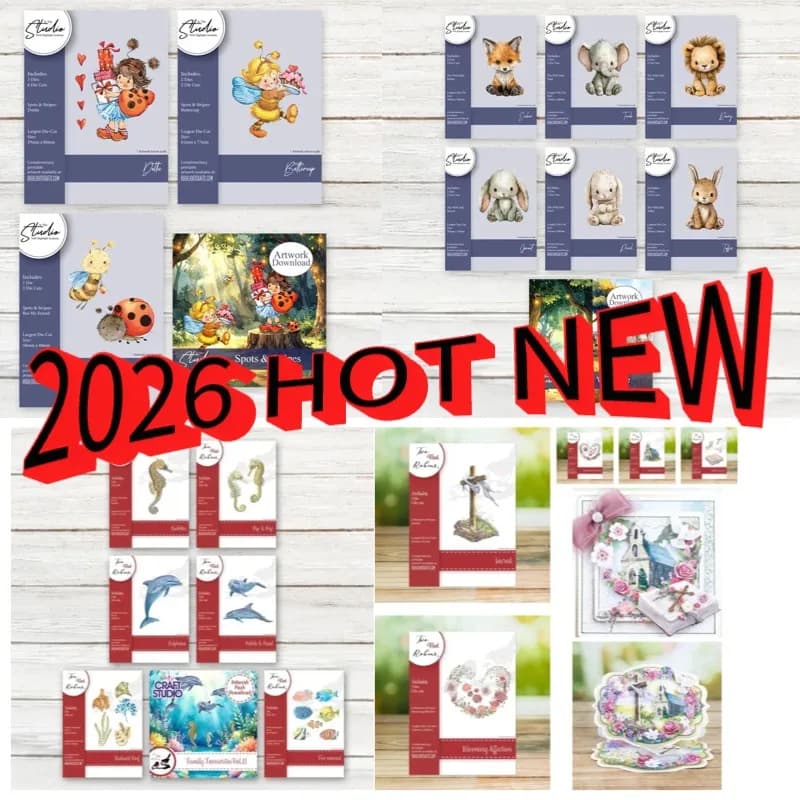 New Cutting Stamp 2026, Metal Circular Fustella for Flowers and Animals, Paper Punch, Scrapbooking Stamp, Stencil for Photo Album