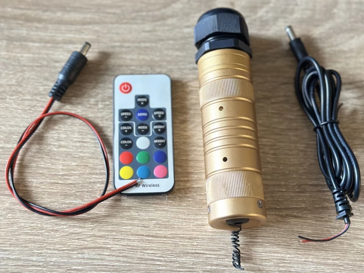 DC12V 7W RGB LED Fibra Ottica FAI DA TE soffitto stella luce motore Macchina Mini Proiettore Led + RF 17 tasti RF telecomando SKY Illuminazione