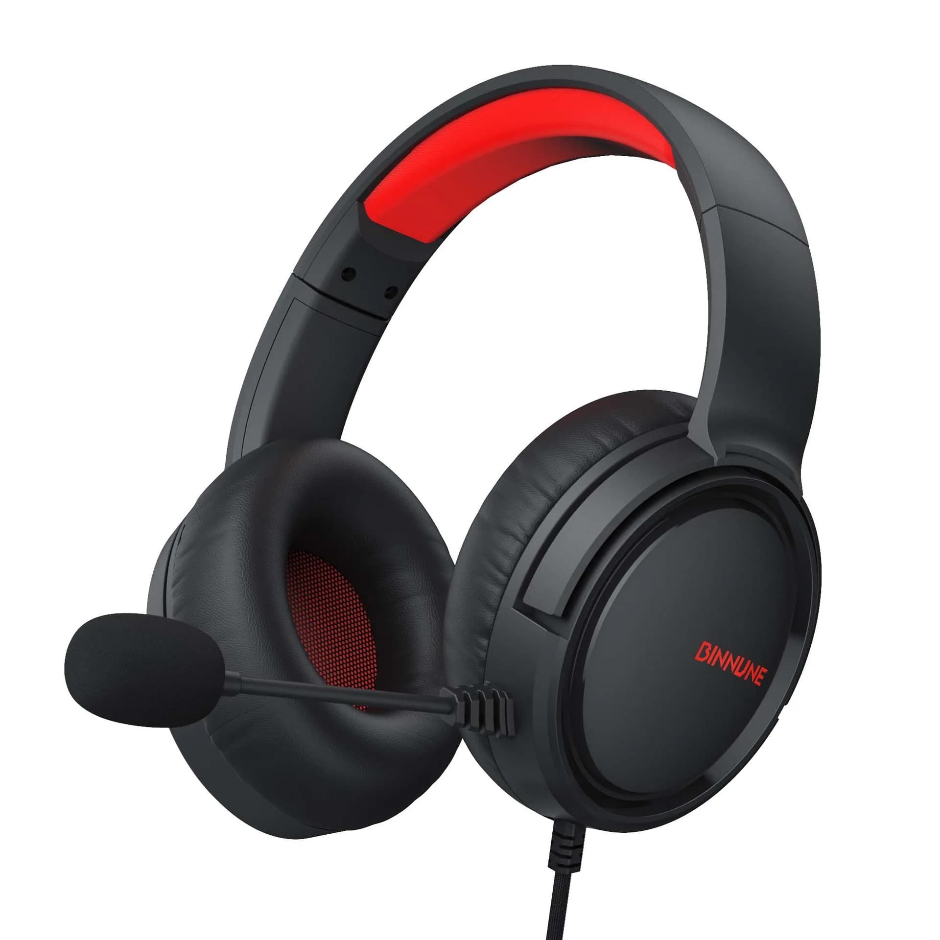 Cuffie da gioco BINNUNE BG02 con microfono per Xbox Series X | Switch per PC Xbox One PS5 PS4, cuffie da gioco cablate