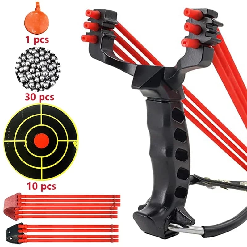 Imbracatura in metallo pieghevole tutore da polso magnetico attrezzatura da caccia all'aperto forte elastico da tiro Caza accessori per fionda
