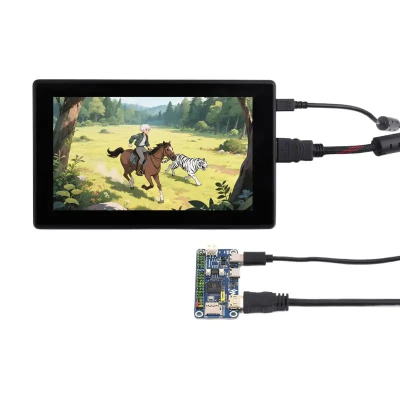 RP2350-PiZero Development Board Raspberry Pi Base On RP2350B 16M Flash DVI PIO-USB Interface Microcontroller