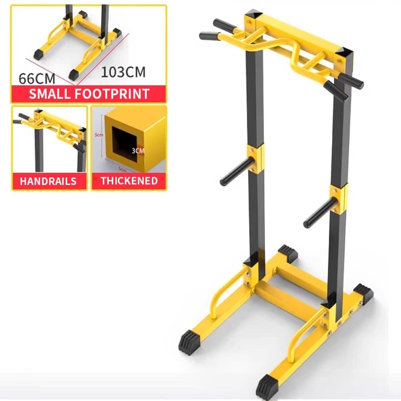 Macchina per trazioni domestica per interni con barra orizzontale attrezzatura per il fitness con barra ad anello singola da pavimento senza perforazione