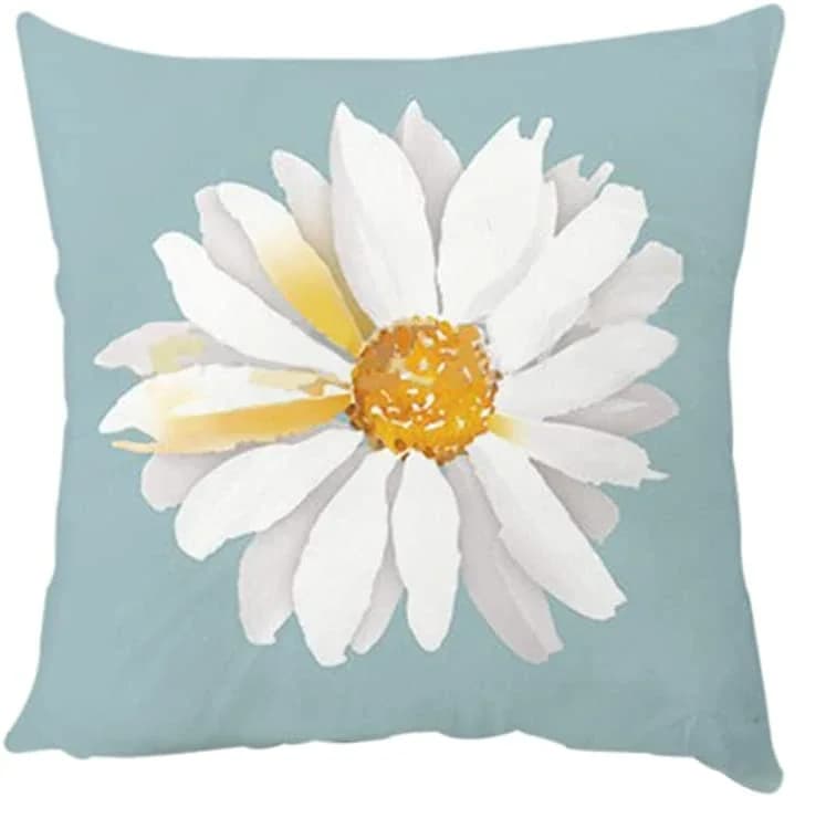 Fodera per cuscino margherita, fodera per cuscino con decorazione autunnale per divano letto, giardino, decorazioni per la casa all'aperto, fodere per cuscini decorativi