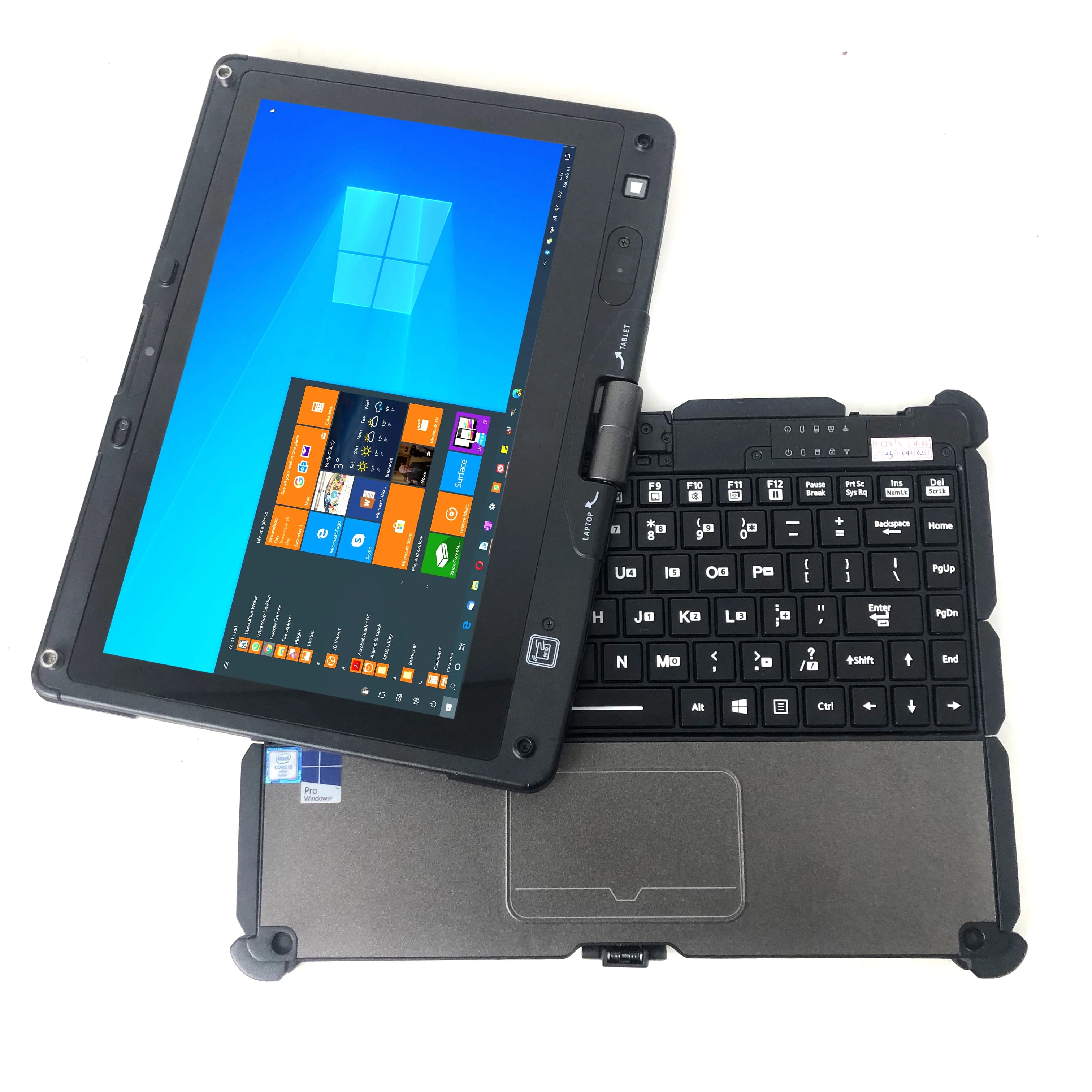 Toughbook GETAC Laptop/Tablet per strumento diagnostico per carrello elevatore per escavatore per camion per auto usato Software installato Migliore qualità
