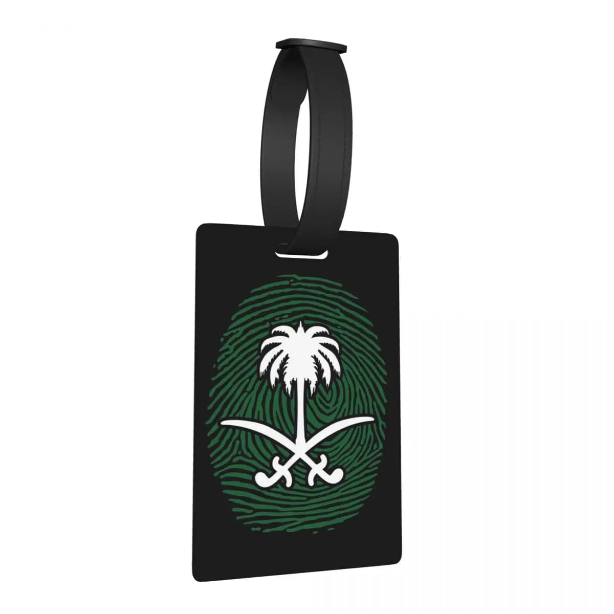 Etichette per Bagagli con Bandiera dell'Arabia Saudita, Accessori per Valigie, Tag per Bagaglio da Viaggio, Porta Etichetta con Nome e Indirizzo