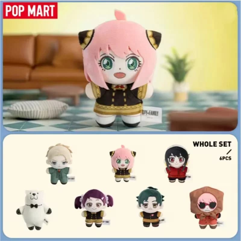 POP MART SPY FAMILY Series Mystery Box Genuine Blind Box Guess Toys Bag Ornament Figurines Home Decor Desktop Doll