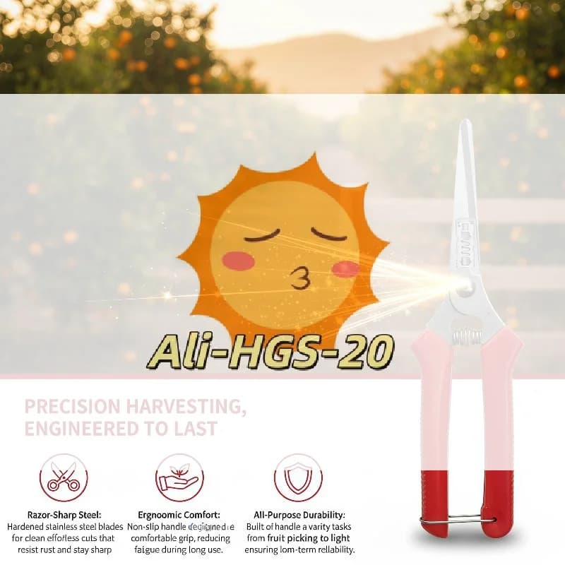 High Carbon Steel Garden Pruning Shears 1Pcs Professional Sharp Clipper for Bonsai Orchard Flower Trimming Use