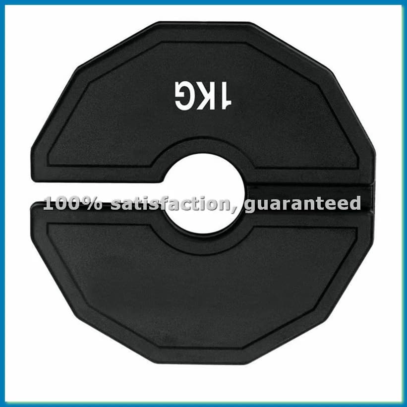Scratching plates for Gym, Scratching plates for Manubri, Additives for Variation of Weight, Black 1kg-FABY