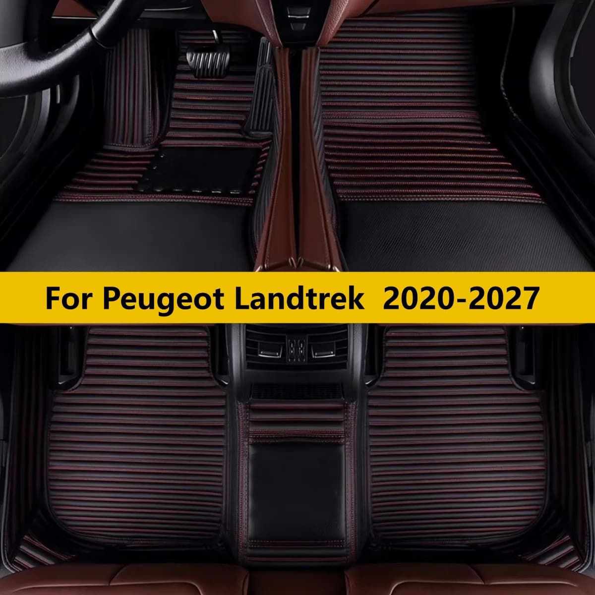 Tappetini Auto per Peugeot Landtrek 2020 2021 2022 2023 2024 2025 2026 2027, Tappeti per Auto, Accessori per Interni