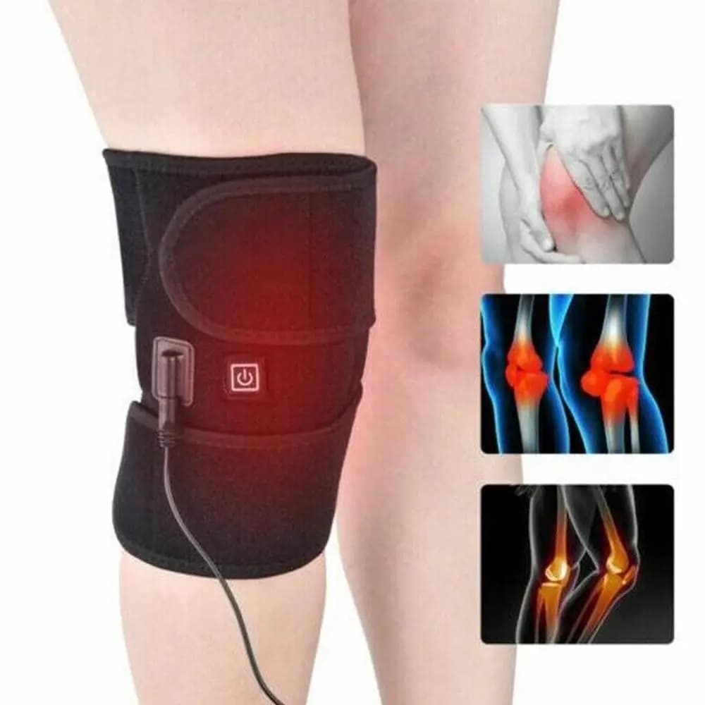 Utili ginocchiere riscaldate elettriche terapia calda sollievo dal dolore artrite tutore caldo 2026 compressa parastinchi cintura avvolgente per le gambe uomo donna