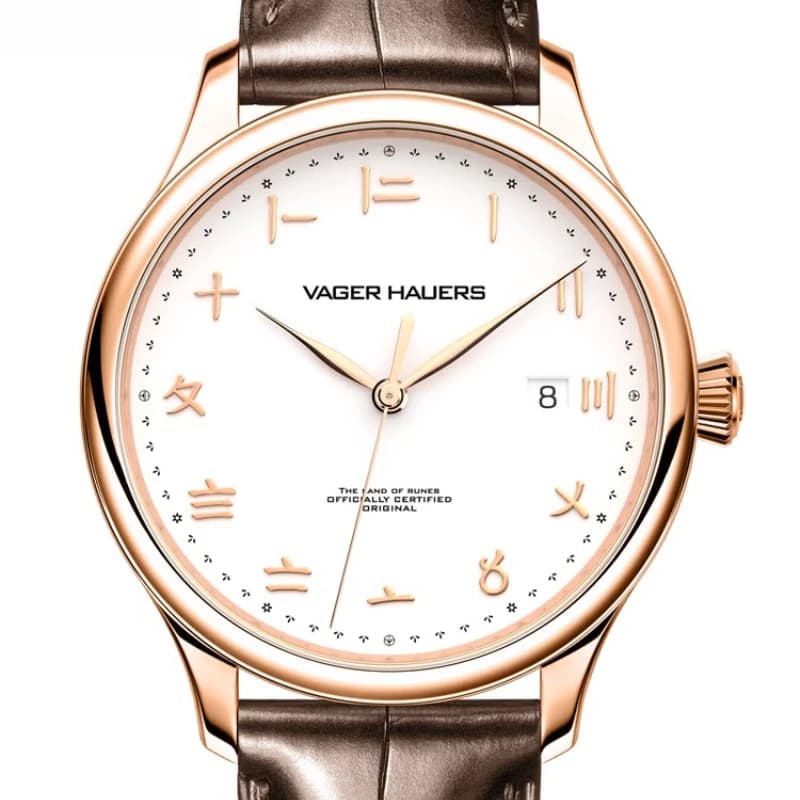 Orologio Meccanico Automatico Ultra-sottile da Uomo Vijay Howz Original Guochao Suzhou, Impermeabile, Casual