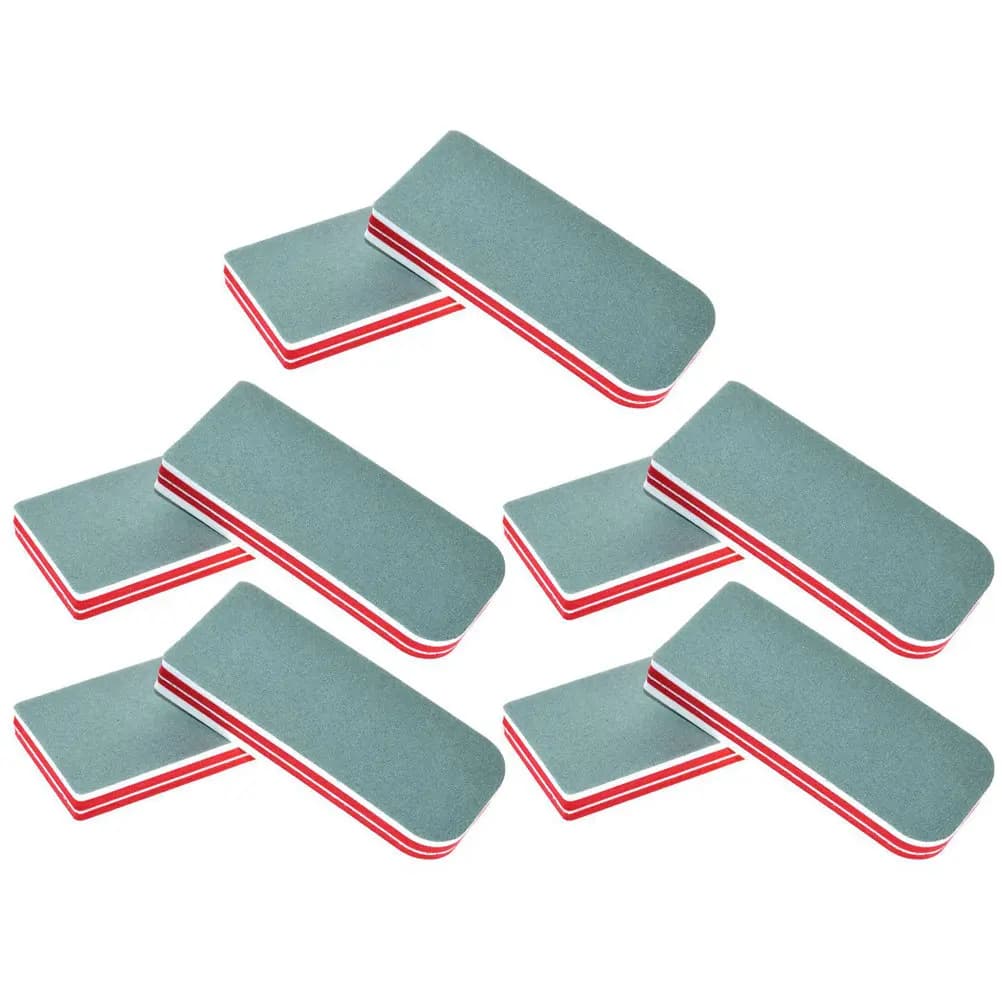 Set di 10 Blocchi per Lucidatura Unghie, Strumenti Professionali per Manicure e Nail Art