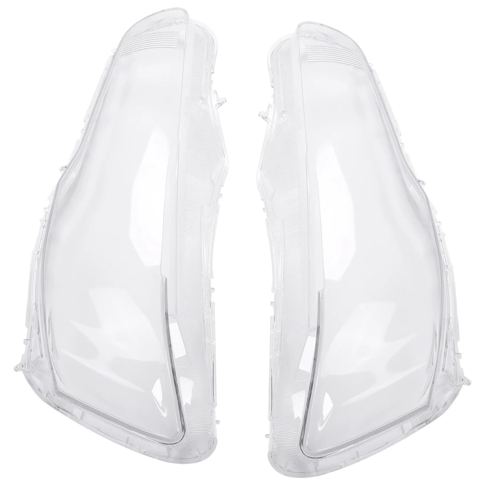 A85E-2Pcs Per Mitsubishi Lancer Ex 10-16: Copertura Trasparente per Fari, Guscio Protettivo per Lampade, Vetro per Fari Anteriori
