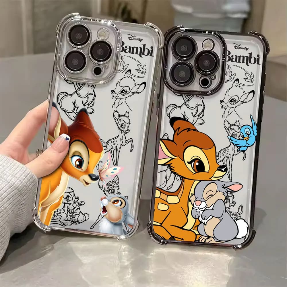 Custodia Protettiva in Silicone Disney Bambi Deer per Xiaomi Poco X8 Pro Max, X5, X6, X7, F4, F5, F7 Pro, F8 Ultra, M7, X8 Pro
