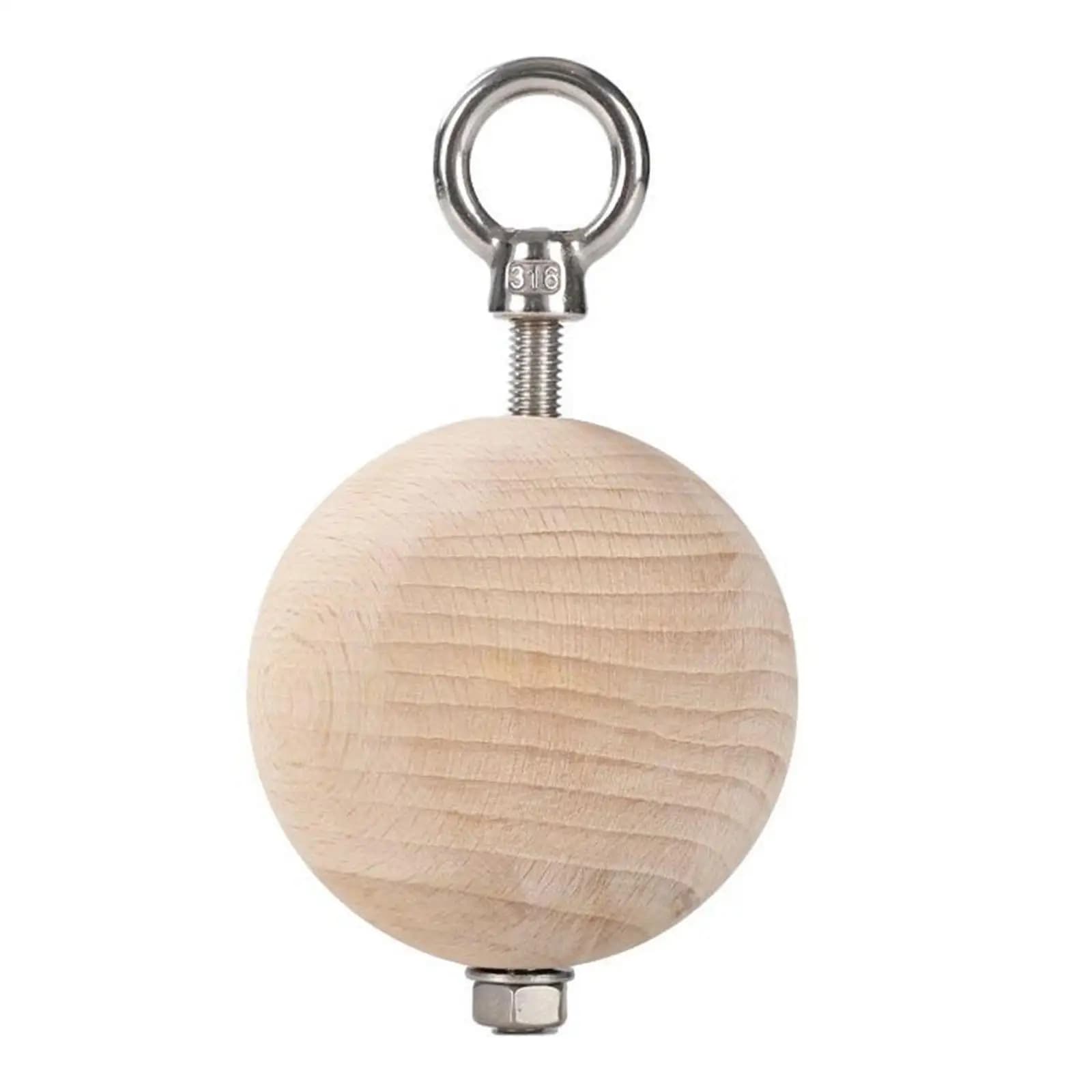 Pull up Ball Wood Hand Grips Hold Grips for Outdoor and Indoor Chin up Bar Arm
