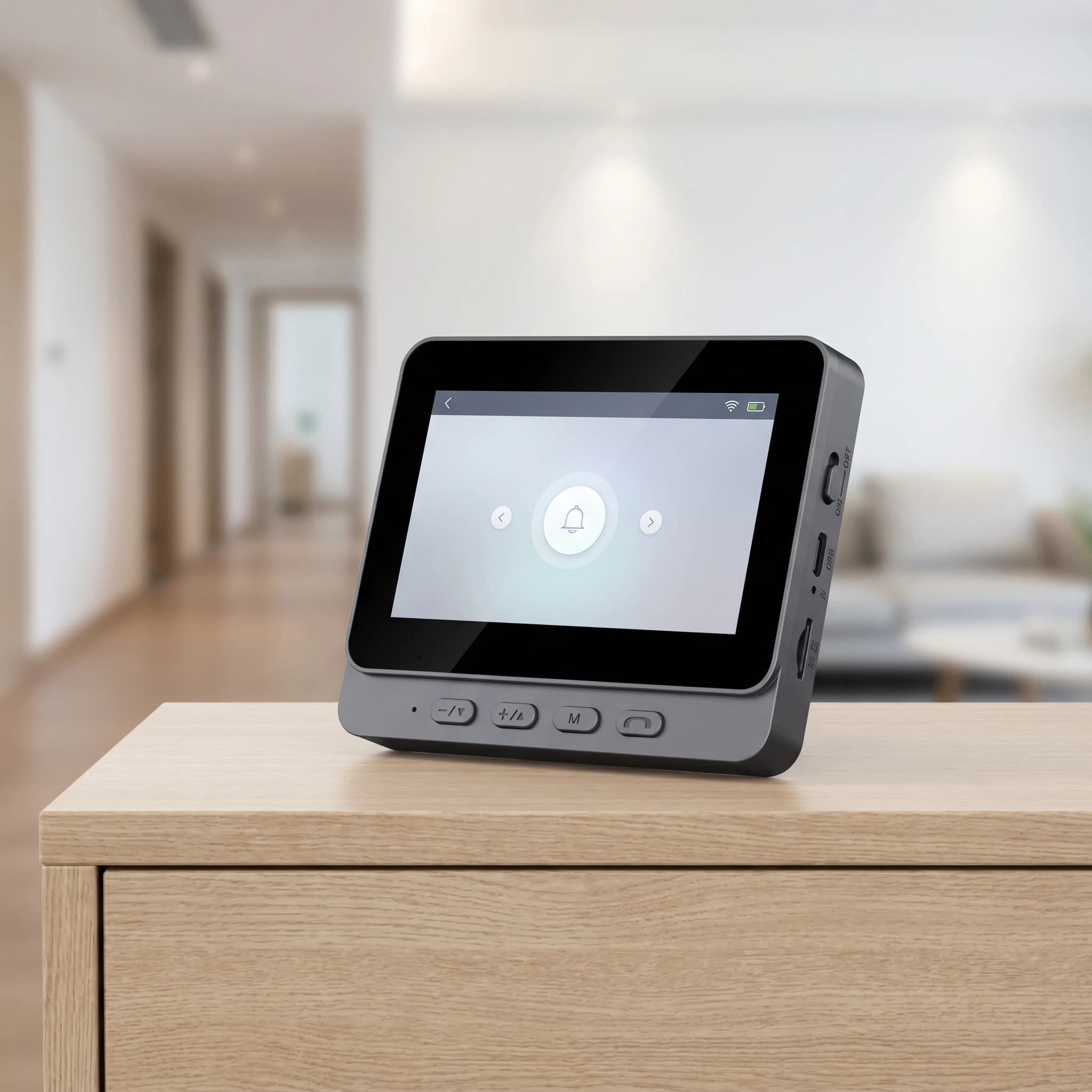 Campanello impermeabile con batteria a lunga durata per la sicurezza domestica, visione notturna, campanelli wireless