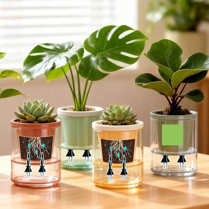 Set of 8/12 Pieces Water Absorbers for Plants, Self-Irrigation Instrument with Sharp Tips, Automatic Irrigation System for Holiday