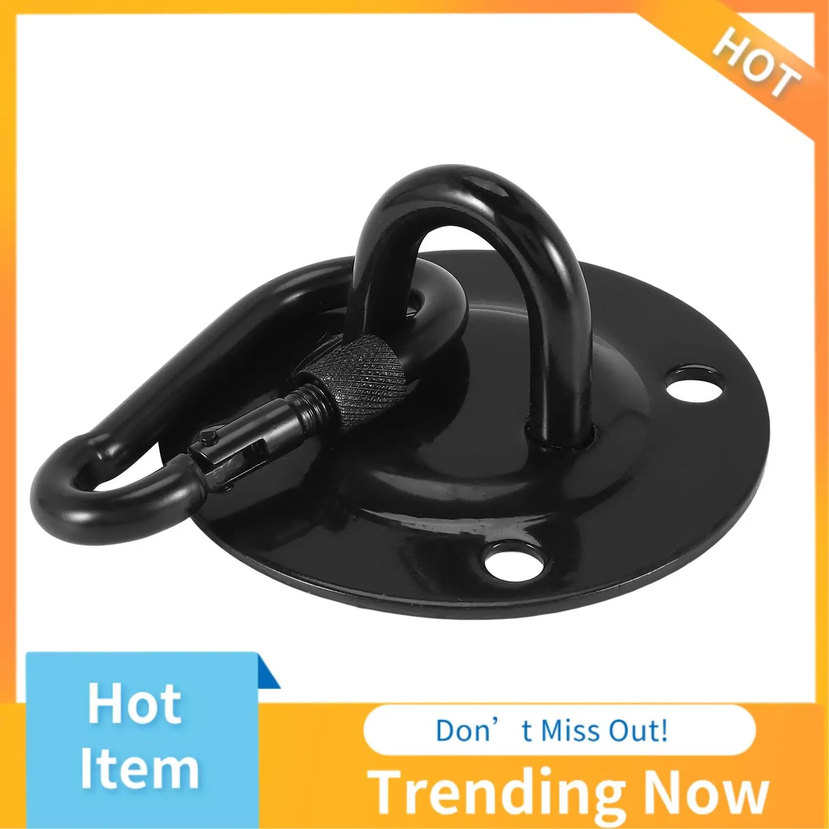 Hanging chair with CMHI ceiling hook, 400 kg ceiling hook, 360 ° Swivel bracket, swinging hook for ceiling, hammock, boxing bag, etc.