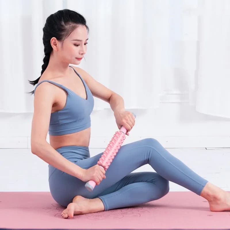Yoga Stick Relaxing Roller Mace Roller Massager Fitness Man and woman Foam Auction Massage Stick for Yoga Equipment