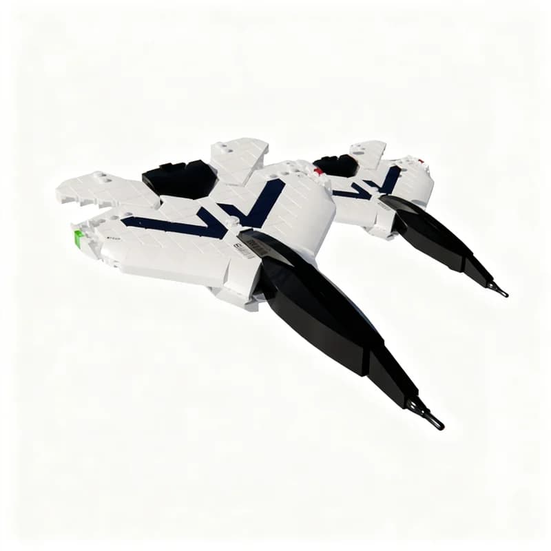 369 pz MOC Dart Sesta Generazione Concept Fighter Drone City Model Building Blocks Giocattoli da Costruzione Regali di Natale Mattoncini per Bambini