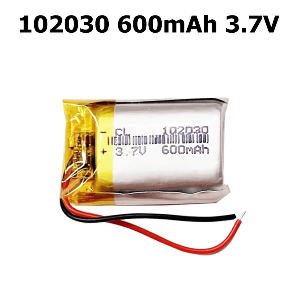 1-10 pezzi 102030 Batteria Lipo agli ioni di litio da 3,7 V 600 mAh ai polimeri di litio ricaricabile per sterilizzatore Bluetooth Audio Toys Selfie Stick