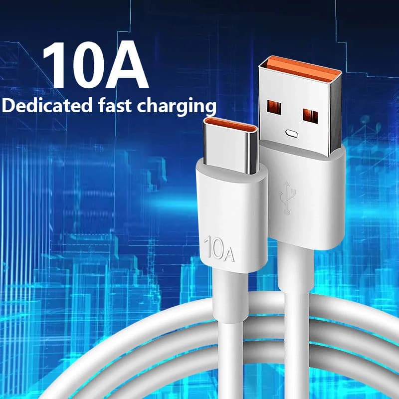 Cavo USB di tipo C USB da 120W 10A linea di ricarica Super veloce ricarica rapida cavi USB C cavo dati 1/1, 5/2M
