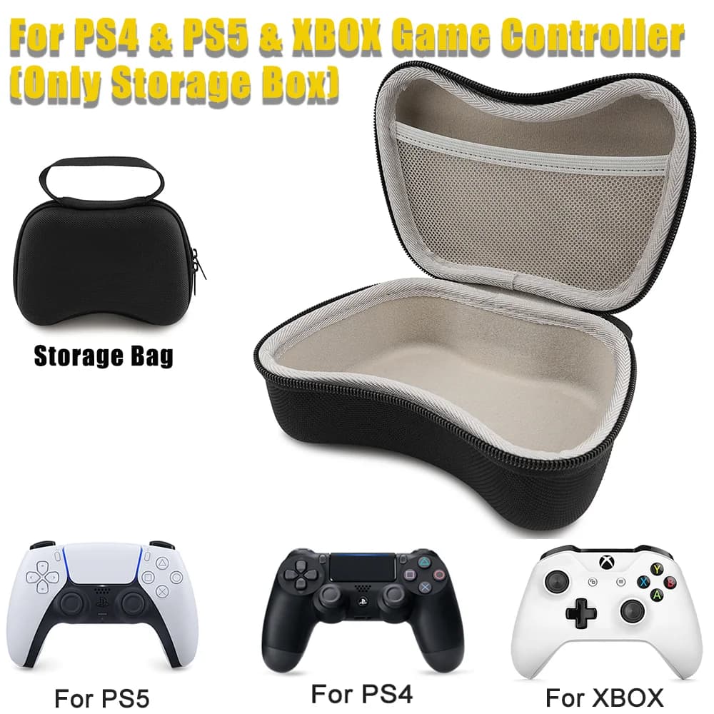 Per PS5/PS4 e XBOX Console di gioco Scatola di immagazzinaggio portatile Custodia protettiva da viaggio con guscio rigido per accessori per controller di gioco PS5