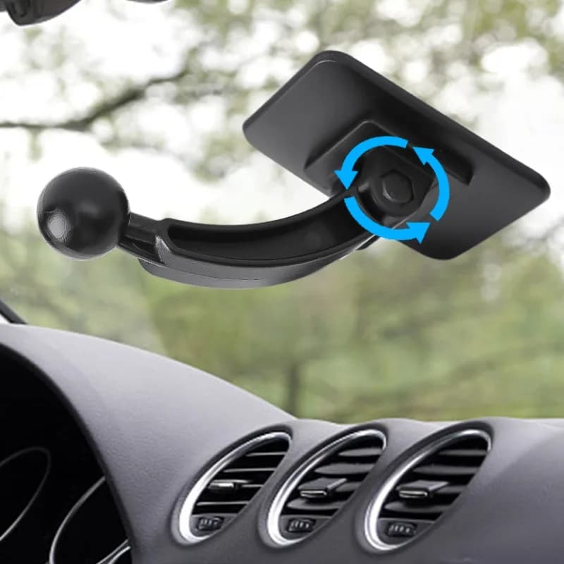Supporto per testa a sfera da 17mm supporto per telefono da auto supporto per cruscotto autoadesivo supporto per parabrezza supporto per telefono cellulare