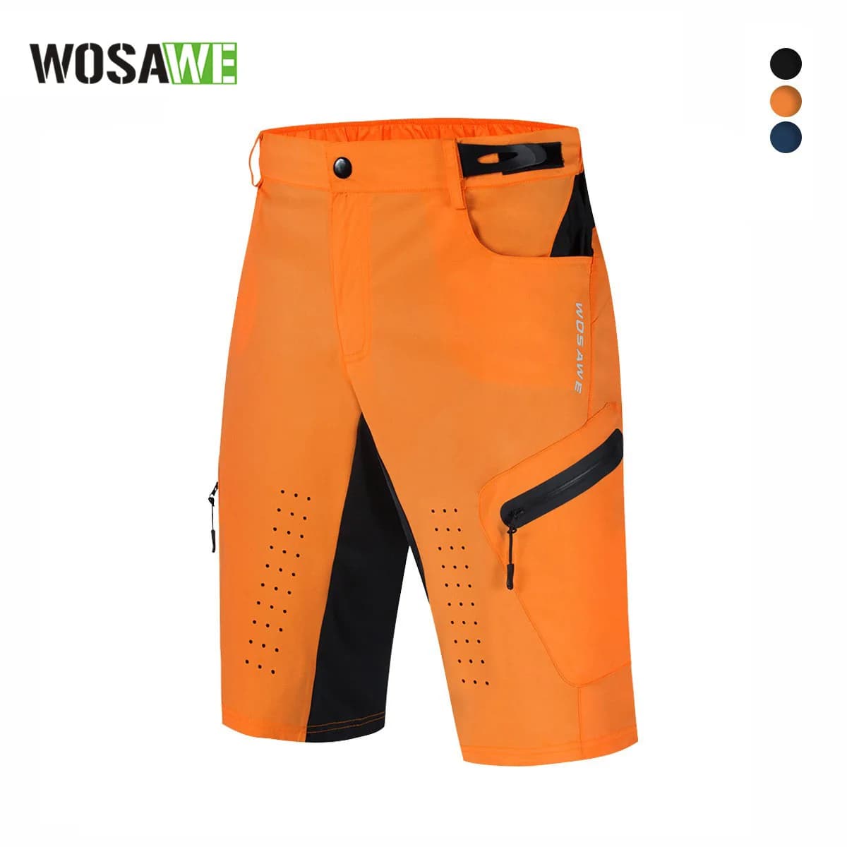 WOSAWE Off road Moto Alpinismo Pantaloncini da ciclismo Off road Mountain Bike Traspirante Sweatwicking 5/10 Pantaloncini medi BL141