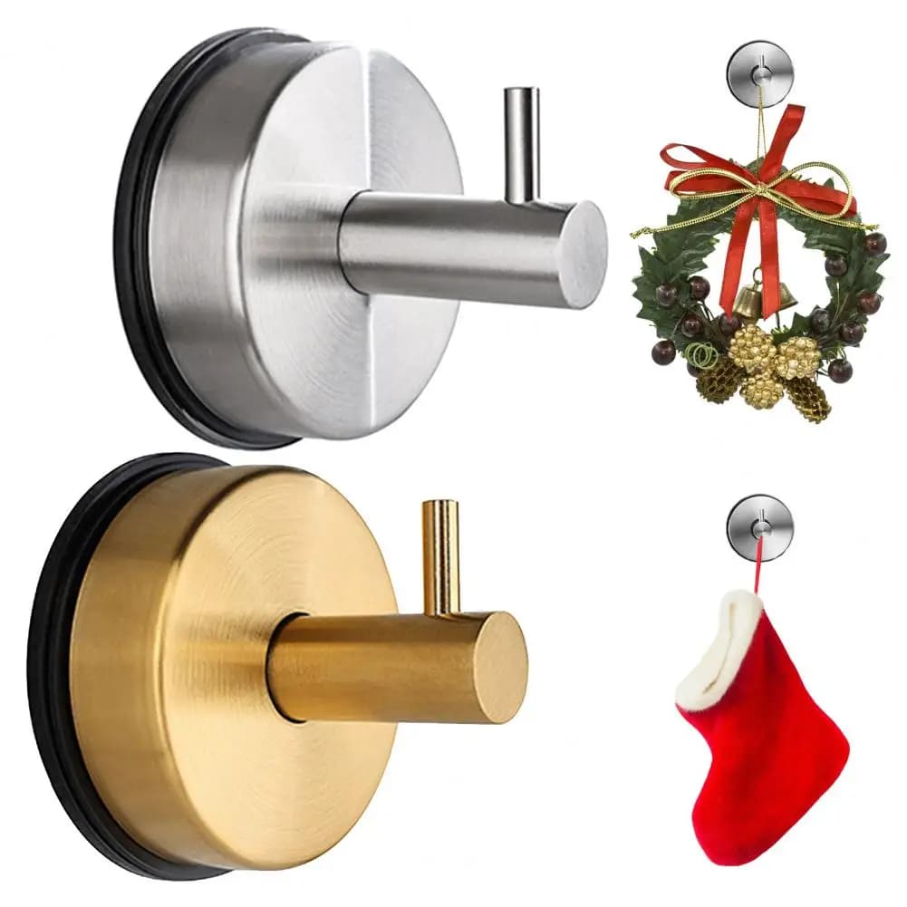 Waterproof Decorative Ring Hook Fan Hook for Bathroom Decorative Fan Hooks for Elbows Towels Bathroom Accessories