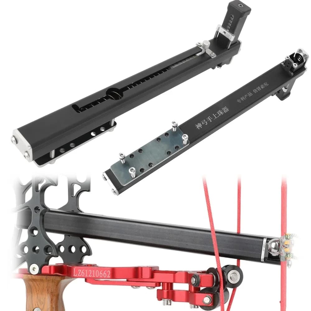 Compound Bows Universal Steel Ball Launcher Aluminium Alloy Continuous Shooting Hunting Target Archery Ball Acc