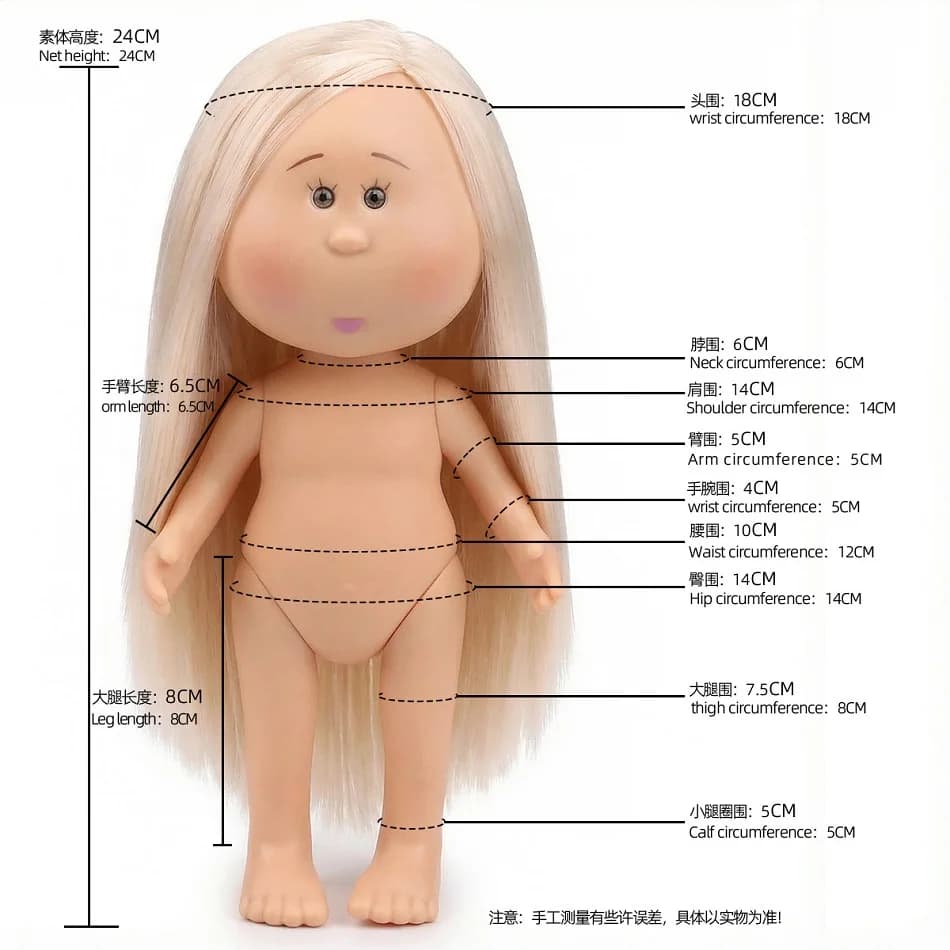 Nuova bambola da 24 cm con occhi 3D, bambola spagnola Mia, bambola fai da te, bambola anime fatta a mano, bambola da vestire fai da te, giocattoli, regali di Natale a sorpresa per ragazze