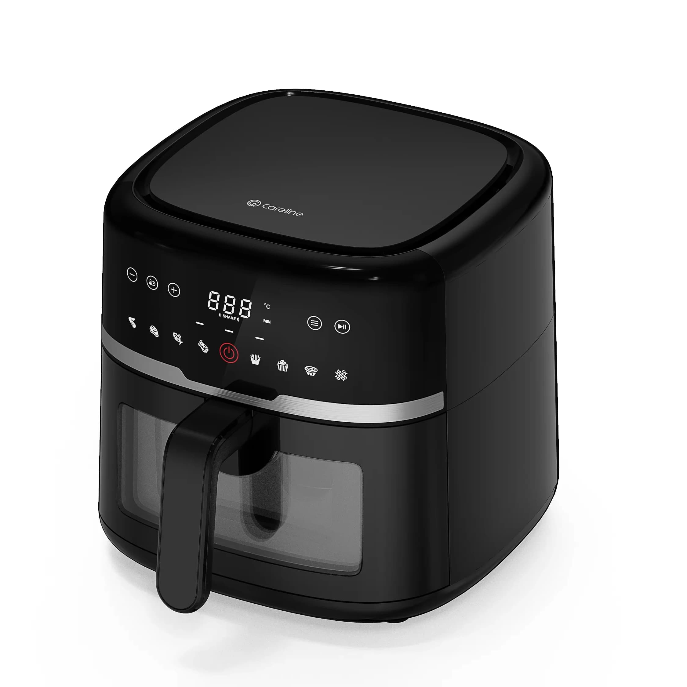 8 Liters 1800 W Smart Air Fryer - Touch Panel with 80-200 °C Adjustable temperature (customized colors, non-stick basket, hot sale)