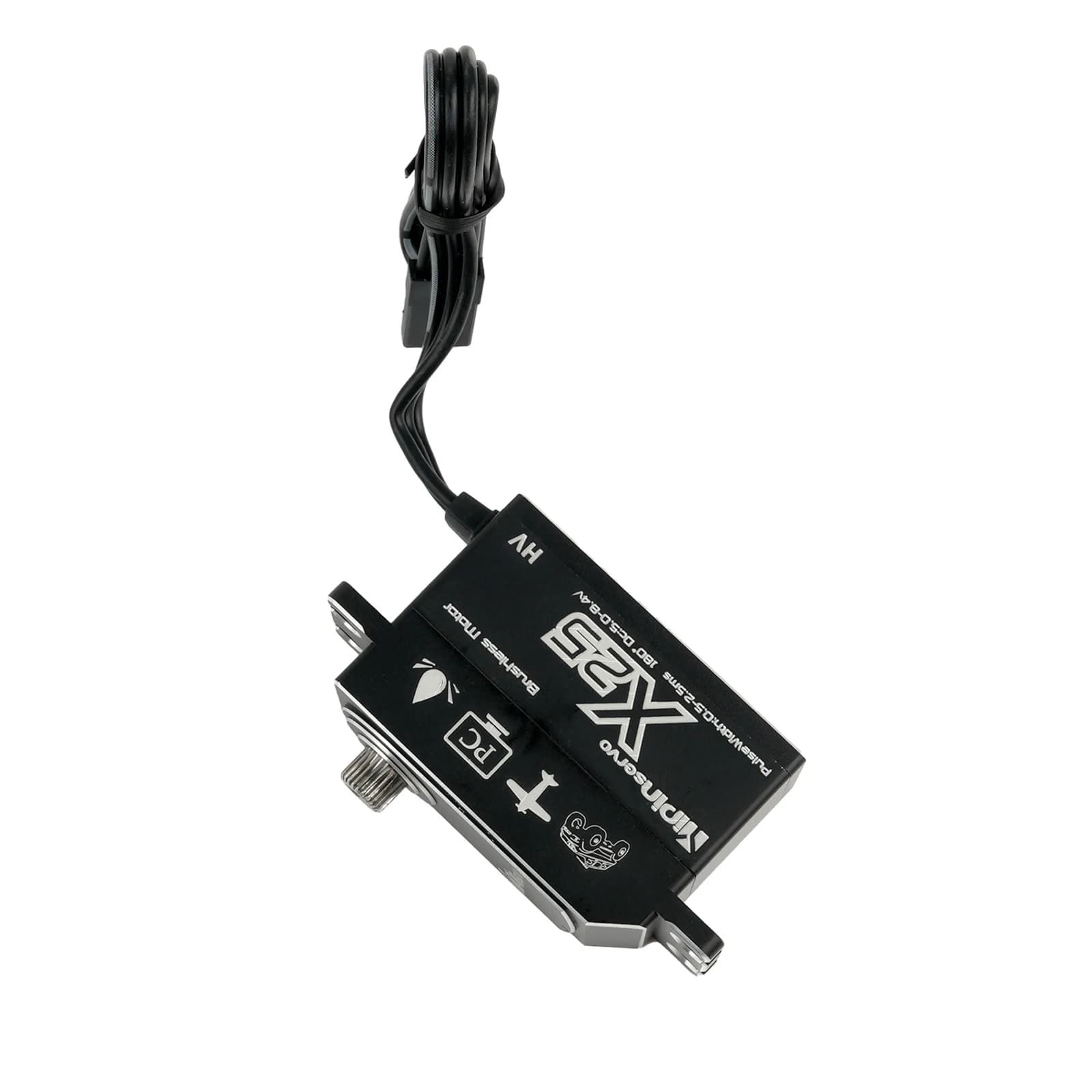 X25 Compact Metal Digital Servo 180 Degree Brushless Motor for RC Robot Cars Educational Bricks Parts MOC Technical Toys