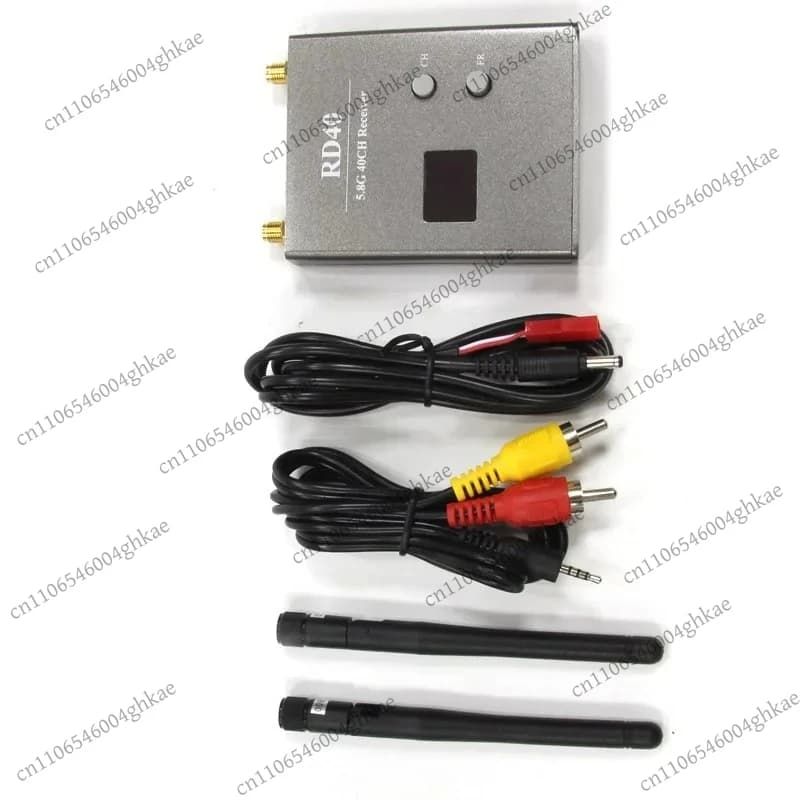 Receiver Diversity Raceband Skyzone 5.8GHZ 48 RD40 Canals with A/V Cables and Power Supply for RC Racing drones Quadricottero VS RC832