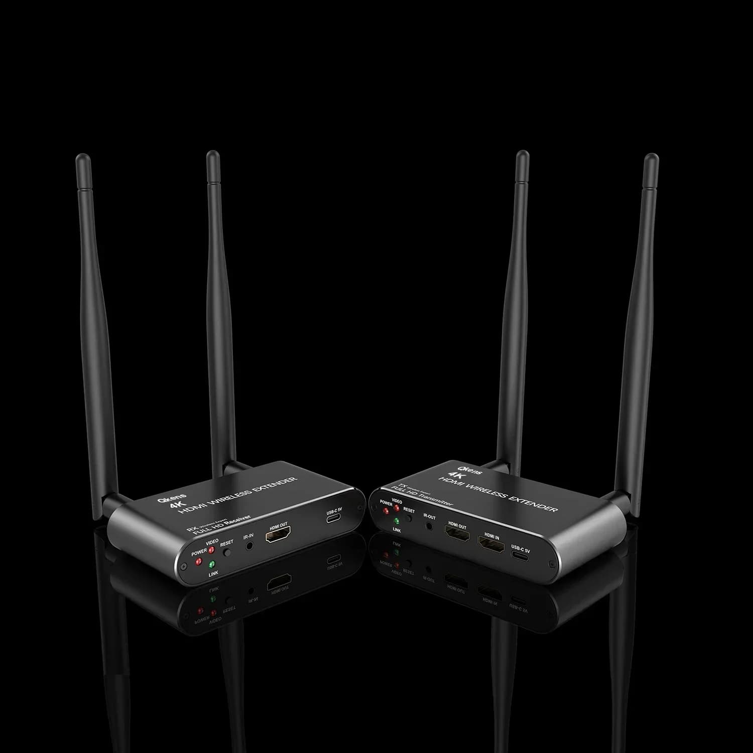 Trasmettitore video con trasmissione wireless 4K Ricevitore Schermo extender HDMI da 200 m Condividi Display Fr Fotocamera PC per TV Monitor Proiettore