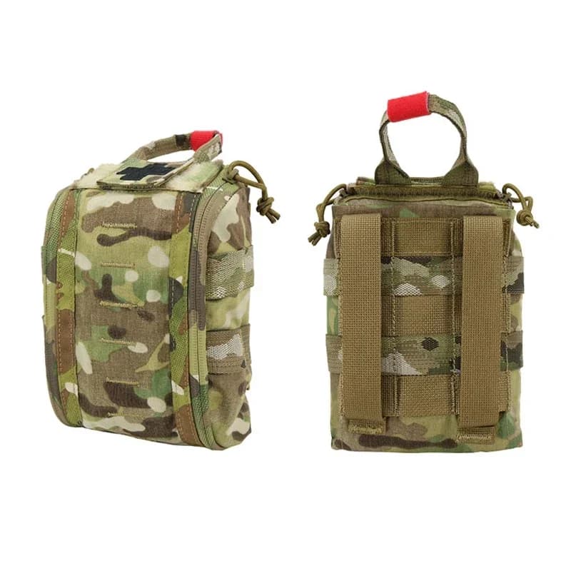 Borsa Tattica Medica per Airsoft, Kit di Pronto Soccorso EDC Molle, Borsa da Cintura Multicam 500D per Caccia, Campeggio e Sopravvivenza