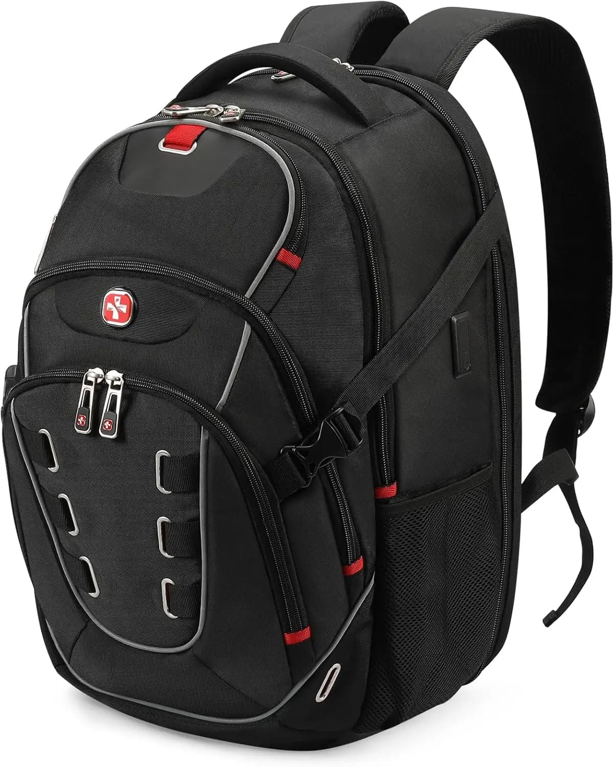 17.3 Inch Laptop Backpack with USB & Type-C Charging, TSA Friendly Carry On Business Backpack for Work and Travel