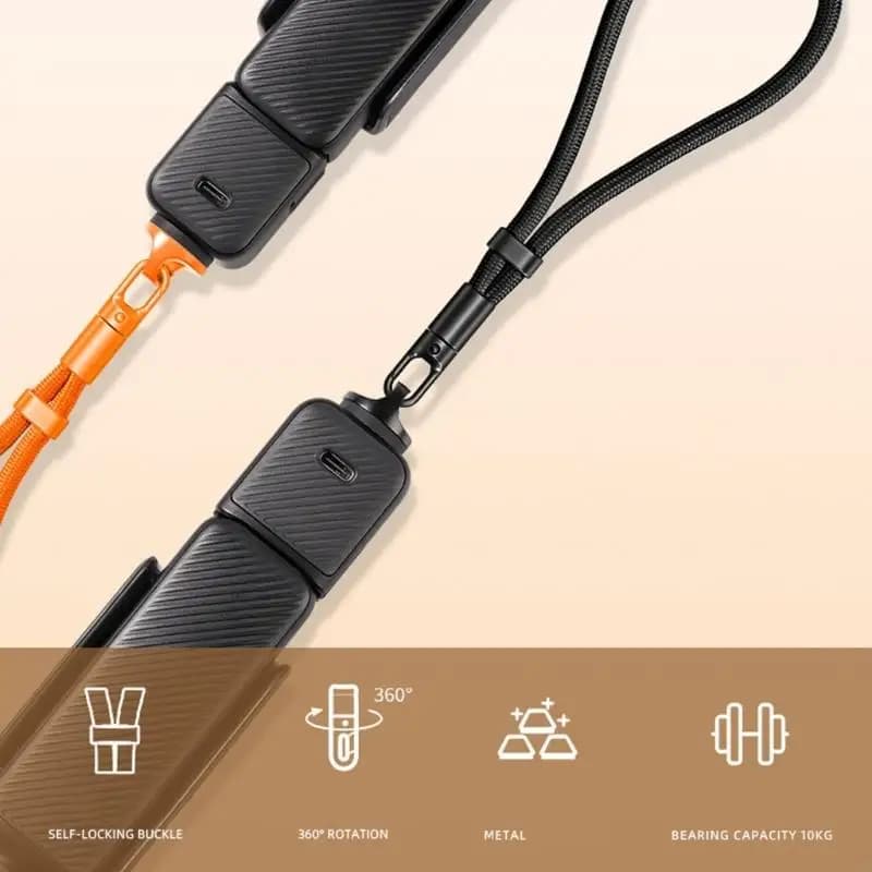 Flexible Wrist Band For Pocket 4/3 Action Camera Secure Drop Prevention Cord