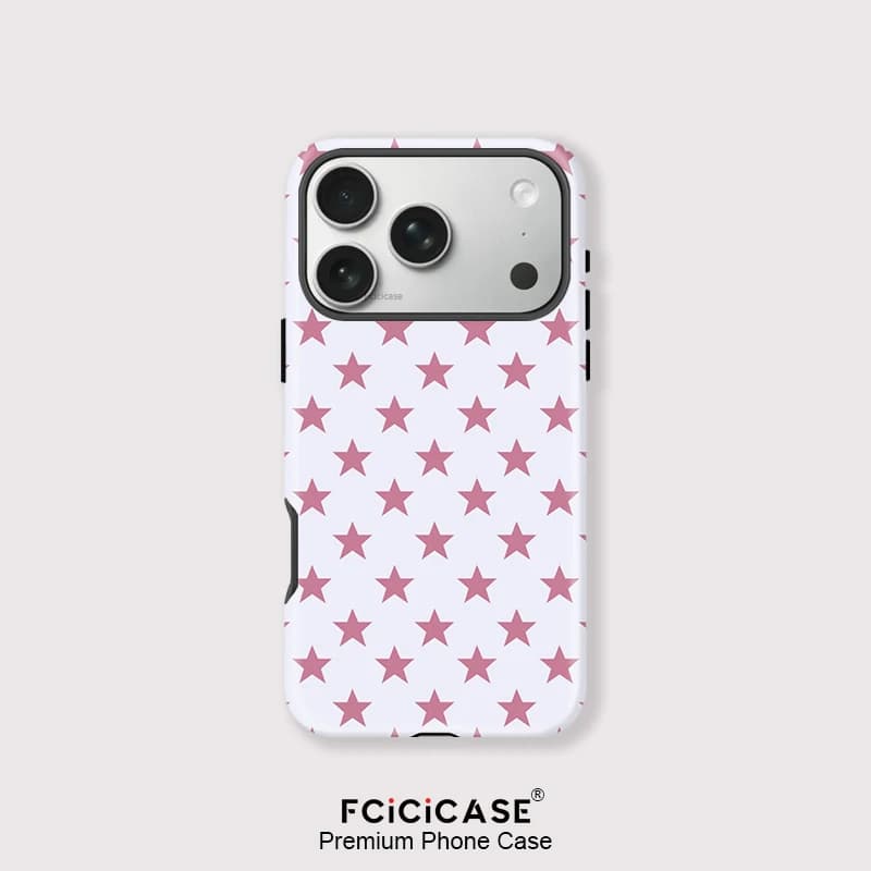 Fcicicase Matte Acrylic Phone Case For iPhone 17 Air 16 15 14 13 12 11 Pro Max Plus For Magsafe Magnetic Painting Stars Cover