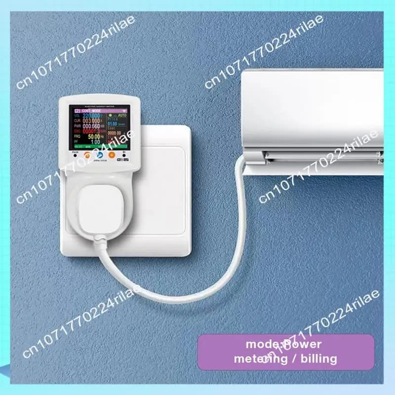 A17Z WIFI Smart Wattmete Digital Power Meter Electric Power Meter Voltage Current Protection Switch Timer EU Plug