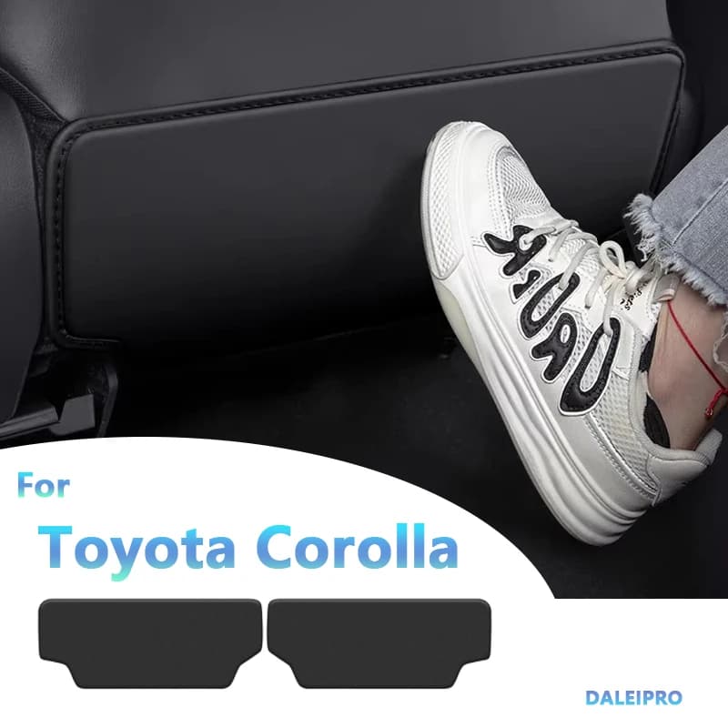 Per Toyota Corolla 2014-2016 2017 2018 Coprisedile Auto, Protezione Schienale Anti-Graffio, Tappetino Protettivo in Microfibra, Copertura Protettiva in Pelle