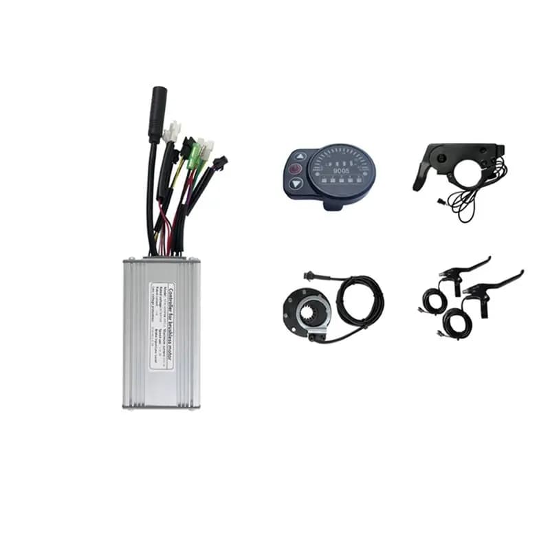 XFDZ 36V 48V 500W Sinusoidal Wave Controller for Electric Bike 22A with LED900S Display and Electric Bike Light