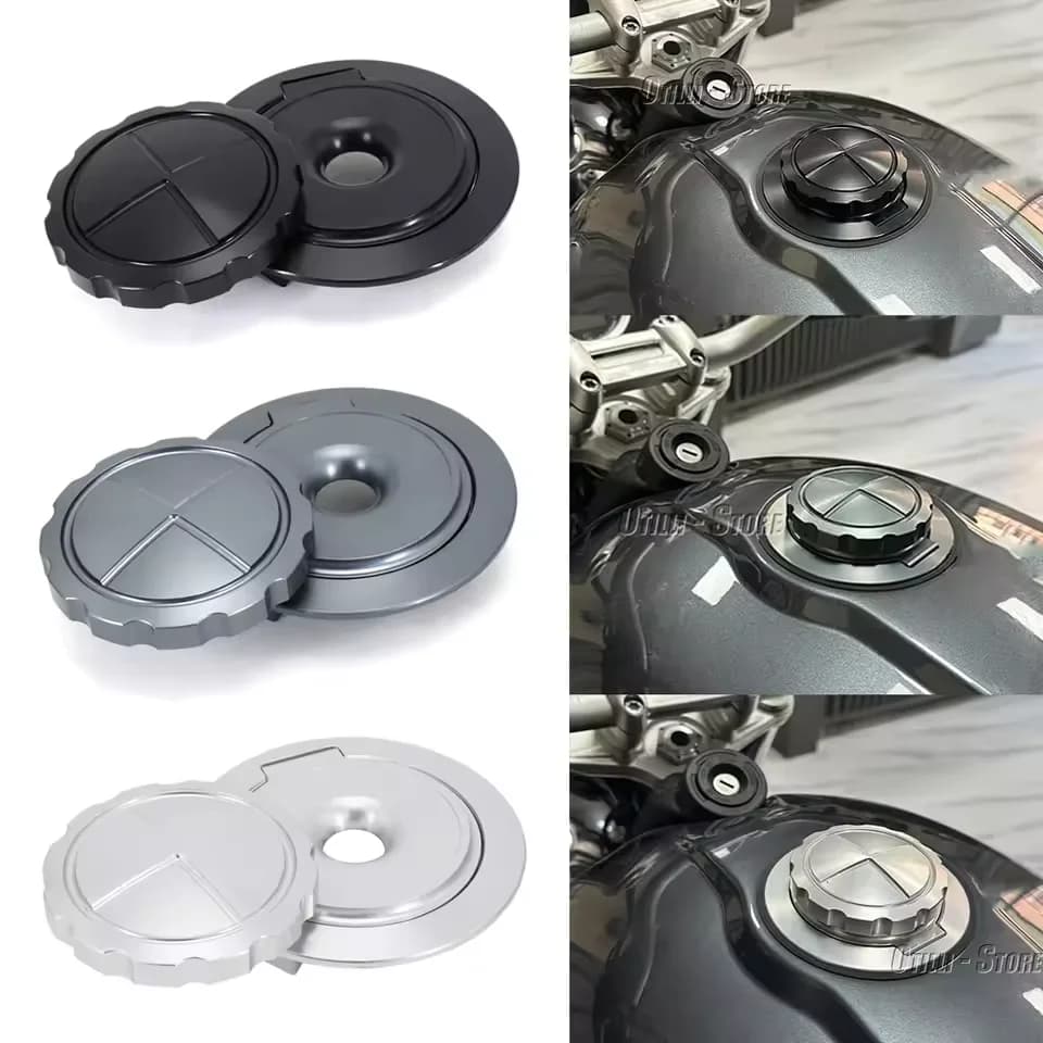 Coperchio Serbatoio Carburante in Alluminio CNC per BMW R NINE T Racer NINET Pure RNINET Scramble R9T Urban G/S, Accessori Moto