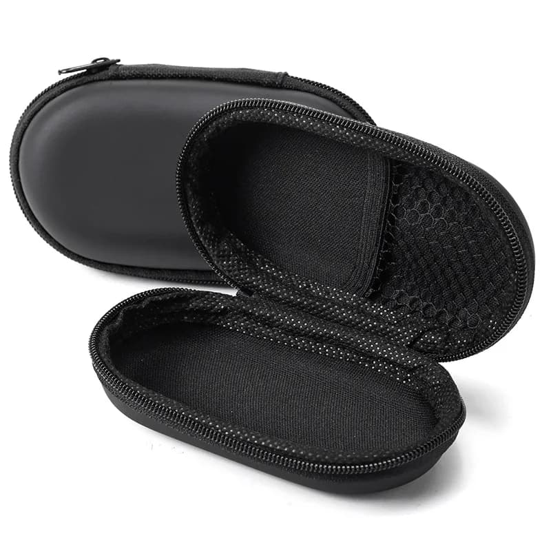 Rigida Portatile Case for Auricolari, Anti-shock bag Waterproof with Cerniera, Universal Case for In-Ear