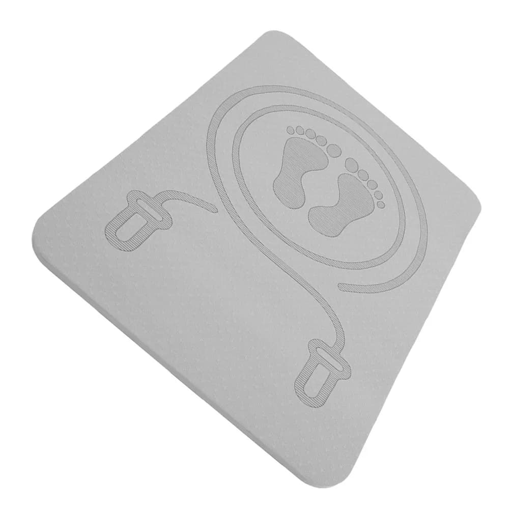 Tappetino Portatile Antiscivolo in TPE per Saltare alla Corda, Spesso e Silenzioso, per Casa, Palestra, Yoga, Pilates, Fitness, Isolamento Acustico, Tappetino Sportivo