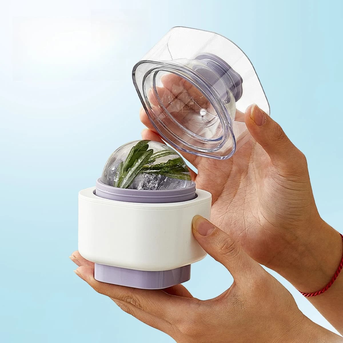 Stampo in Silicone per Cubetti di Ghiaccio Sferici, per Cucina e Bar, Stampo per Palline di Ghiaccio, Accessori per Cocktail e Bevande