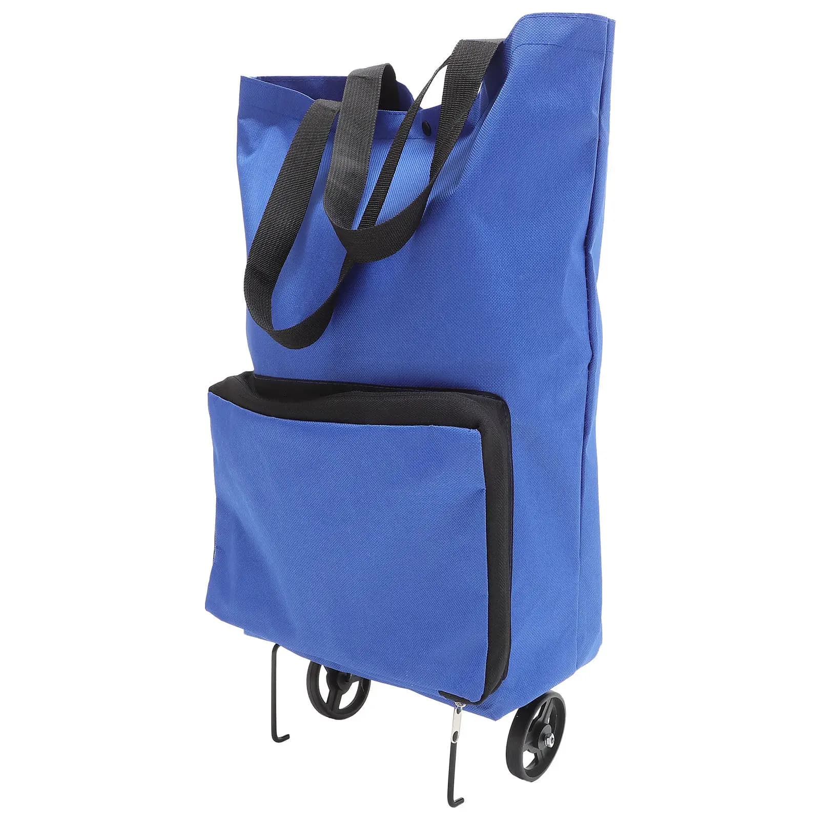 Borsa Trolley Pieghevole Premium con Ruote, Grande Borsa per la Spesa, Viaggi, Picnic, Campeggio, Escursionismo, Lavanderia, Ufficio, Scuola