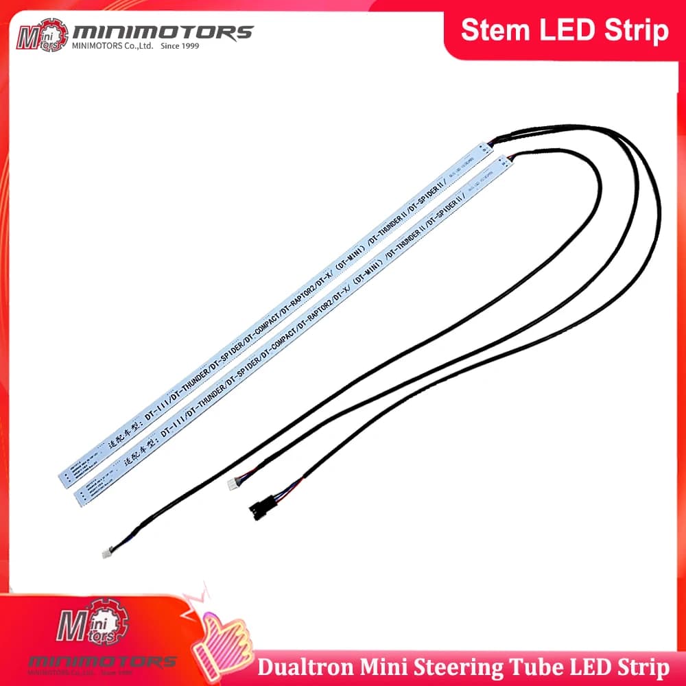 Original Dualtron Mini Side Steering Tube LED Strip Left Right LED Strip Suit for Dualtron Mini Dualtron Ultra II Upgrade